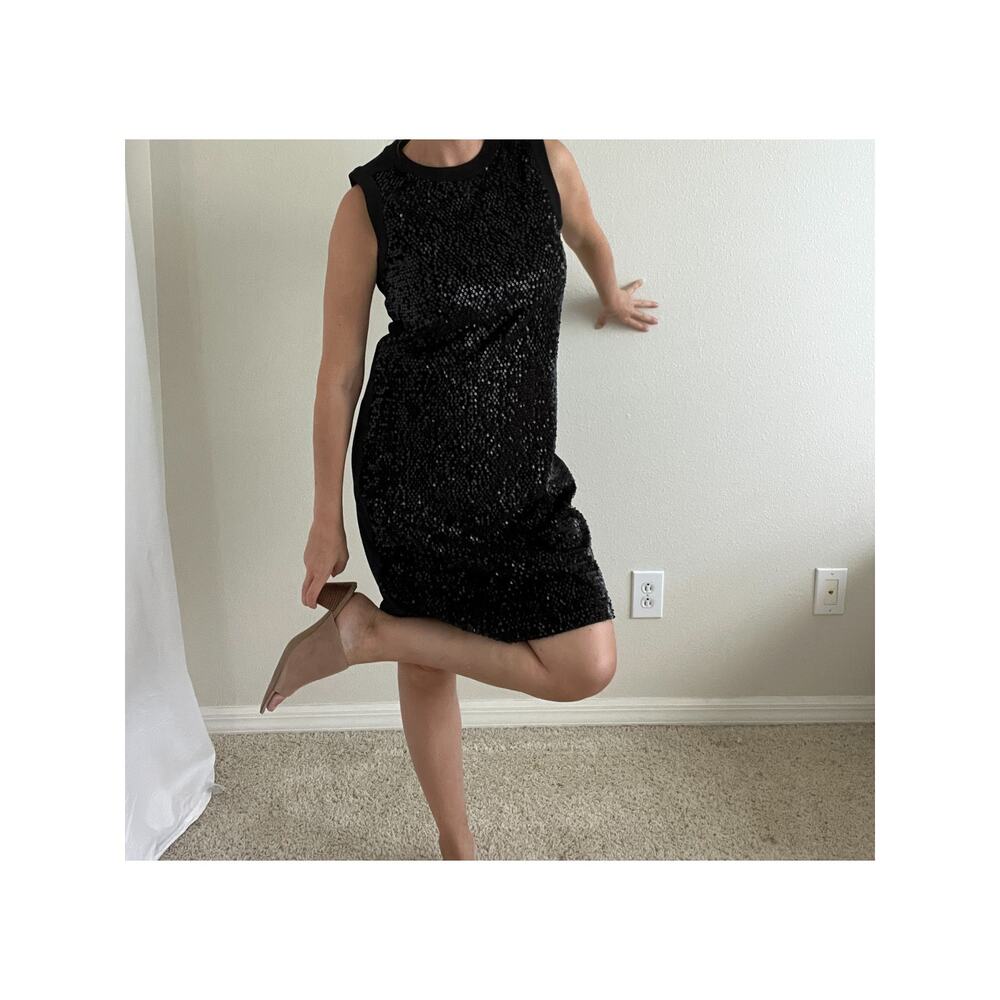 Sparkle & Sway J. Mclaughlin Sequin Little Black … - image 5